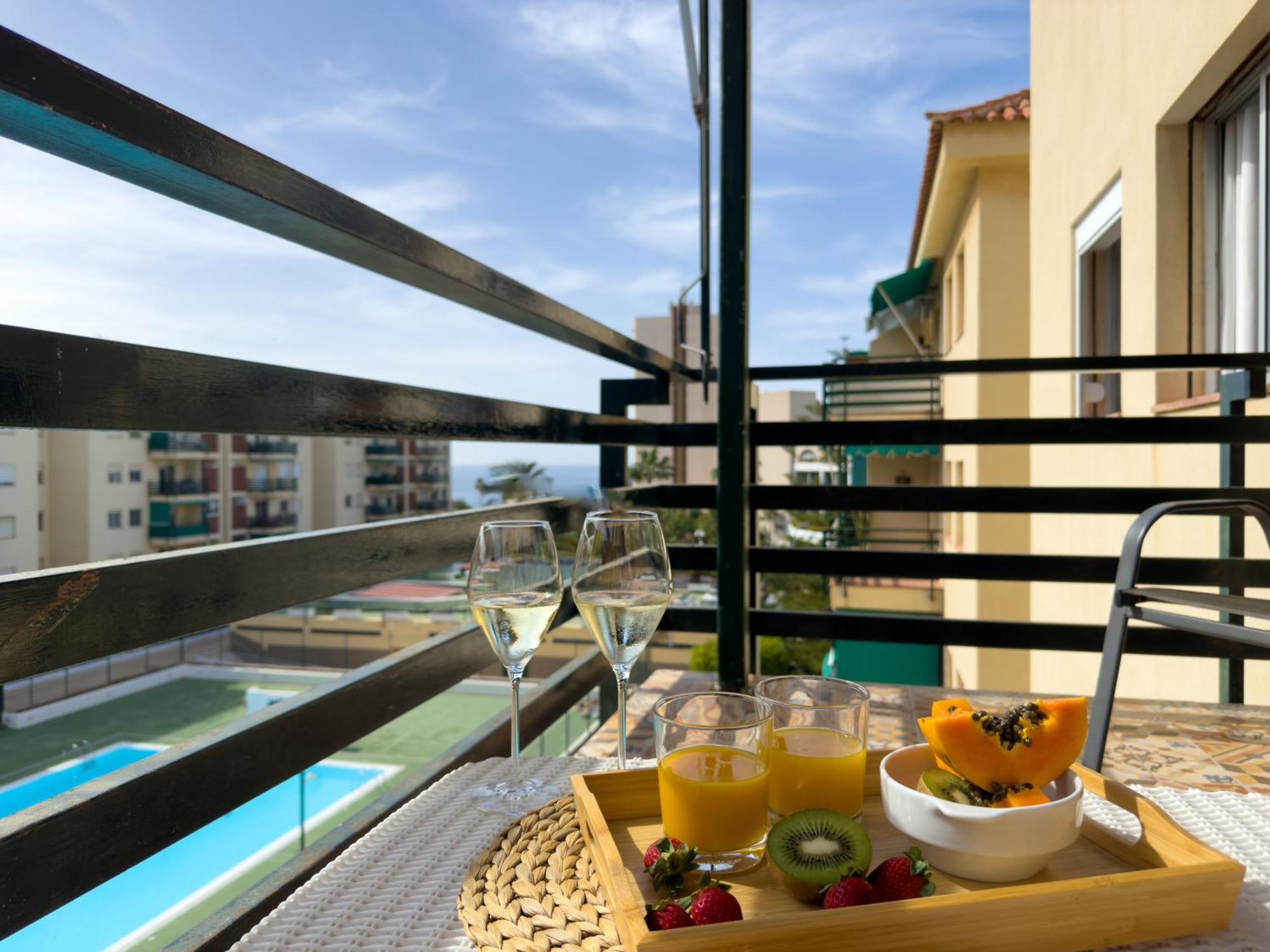 Amazing 3-Bedroom Apartment. Pool And Sea View! Los Cristianos  Luaran gambar